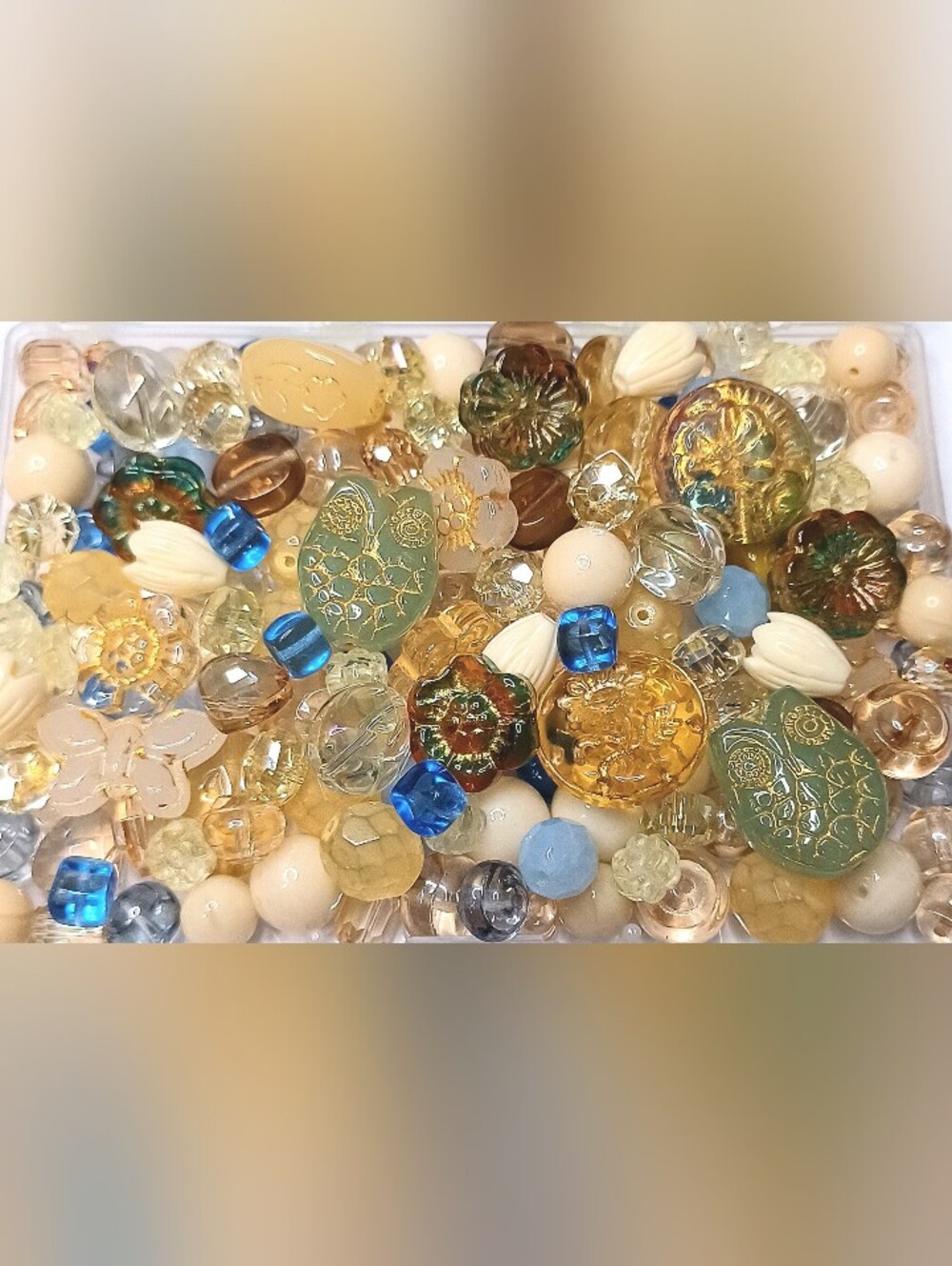 Glass beads for jewelry-making 140pcs
